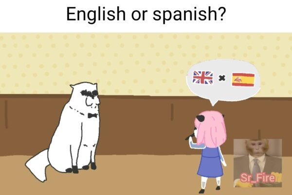 english or spanish meme