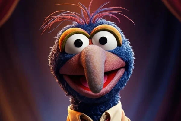 muppet with long hooked beak